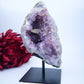 Agate Geode (Brazil) — 1397g, On Stand - Positive Faith Hope Love