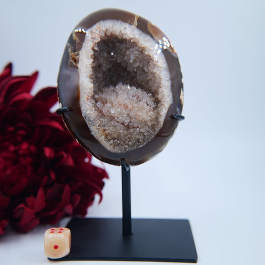Agate Geode Brazil 508g £65.00 123457223 - Positive Faith Hope Love