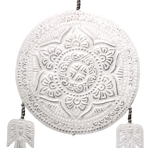 Polished Aluminium Mobile Angels Assorted Colors featuring natural patterning and unique variations - Positive Faith Hope Love