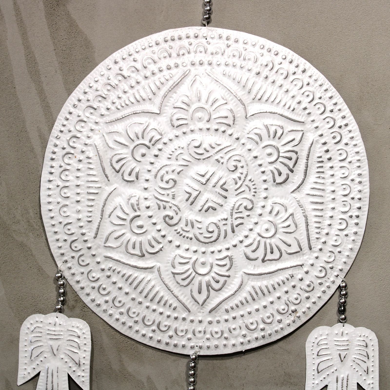 Polished Aluminium Mobile Angels Assorted Colors featuring natural patterning and unique variations - Positive Faith Hope Love