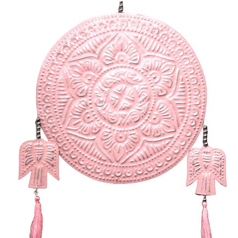 Polished Aluminium Mobile Angels Assorted Colors featuring natural patterning and unique variations - Positive Faith Hope Love