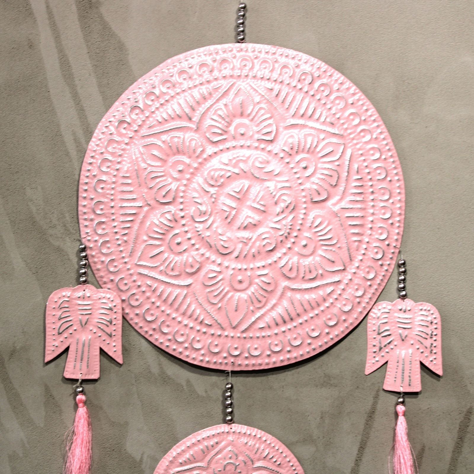 Polished Aluminium Mobile Angels Assorted Colors featuring natural patterning and unique variations - Positive Faith Hope Love