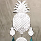 Polished Aluminium Mobile Pineapples Assorted Colors featuring natural patterning and unique variations - Positive Faith Hope Love