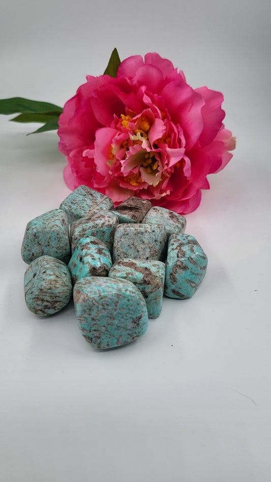 Amazonite - Large Tumble Stone - Positive Faith Hope Love