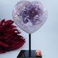 Amethyst Aura Heart — 958g (Brazil) - Positive Faith Hope Love