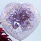 Amethyst Aura Heart — 958g (Brazil) - Positive Faith Hope Love
