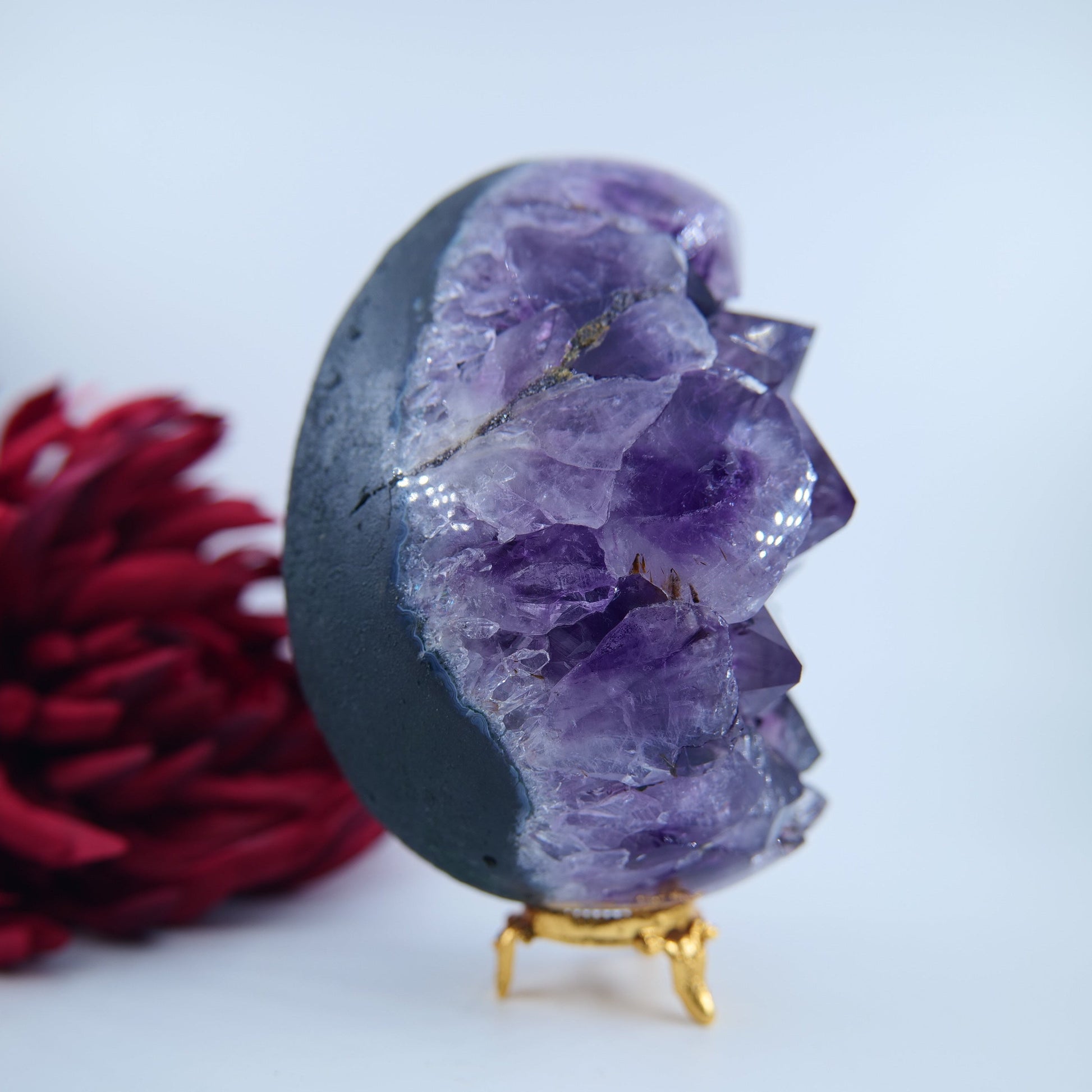 Amethyst Egg — 1824g (Brazil) - Positive Faith Hope Love