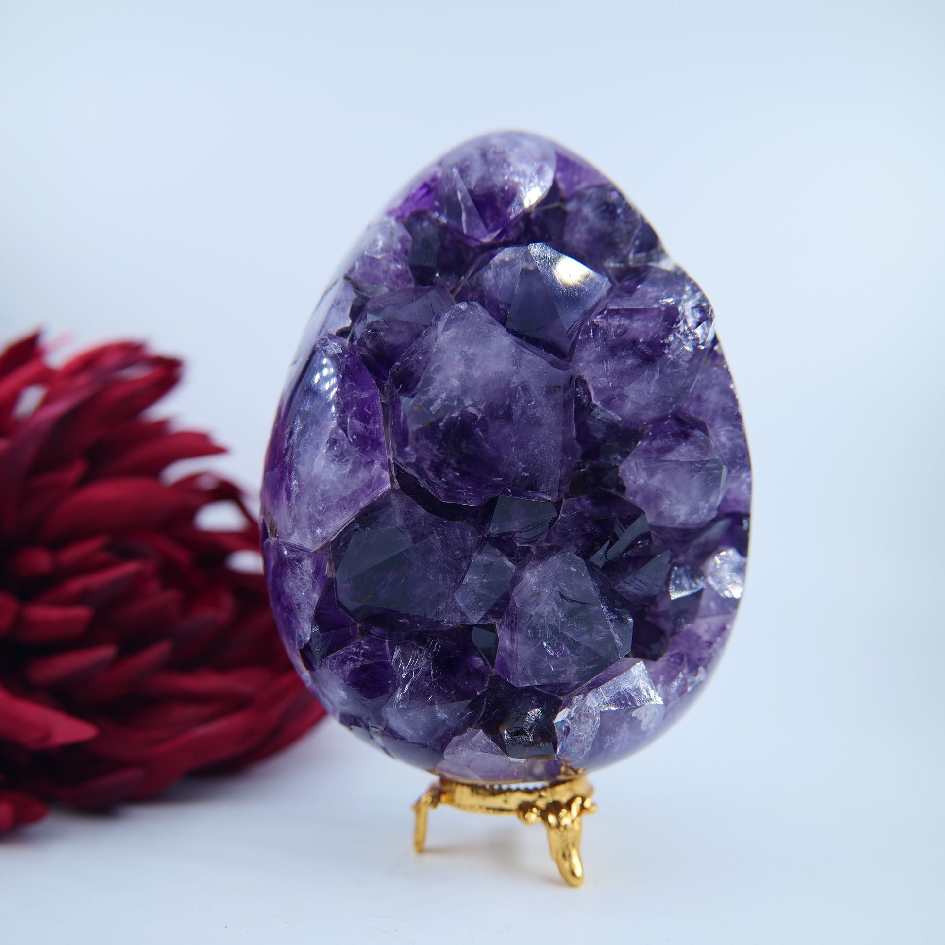 Amethyst Egg — 1824g (Brazil) - Positive Faith Hope Love