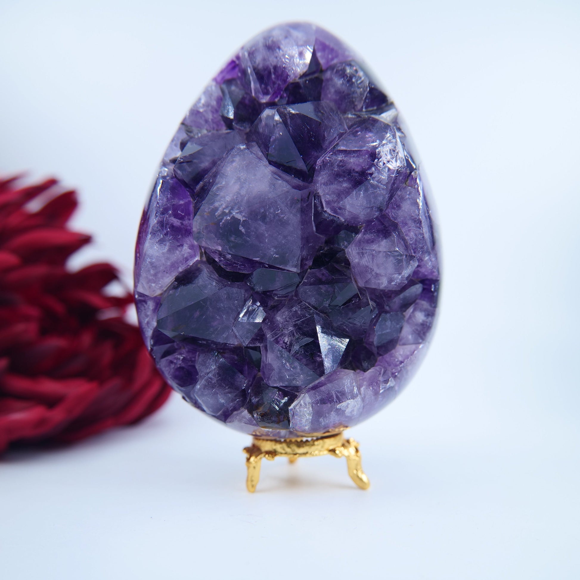 Amethyst Egg — 1824g (Brazil) - Positive Faith Hope Love
