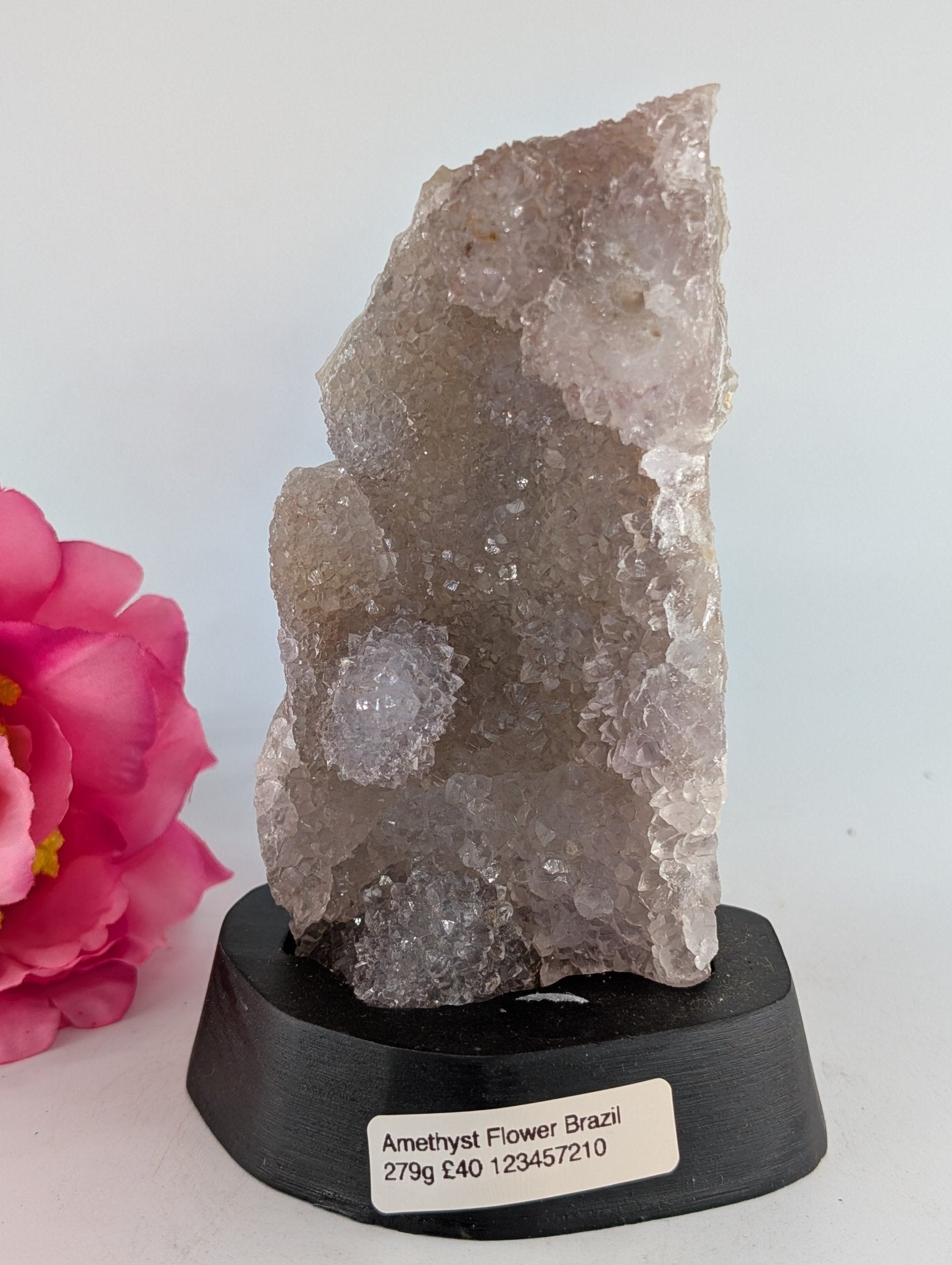 Amethyst Flower 279 grams - Positive Faith Hope Love