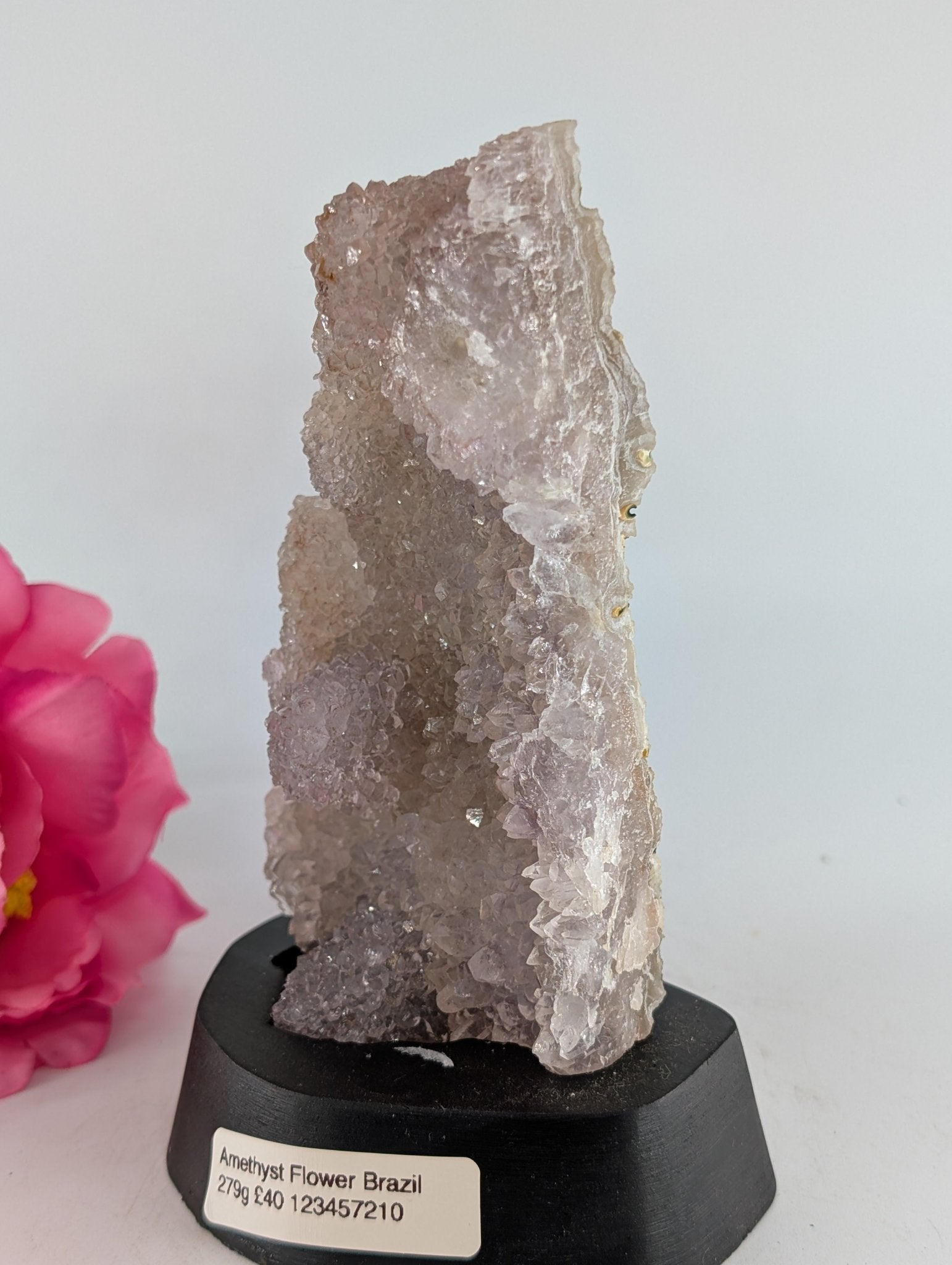 Amethyst Flower 279 grams - Positive Faith Hope Love