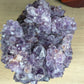 Amethyst Flower Druzy Cluster on Rotating Stand 7085g - Positive Faith Hope Love