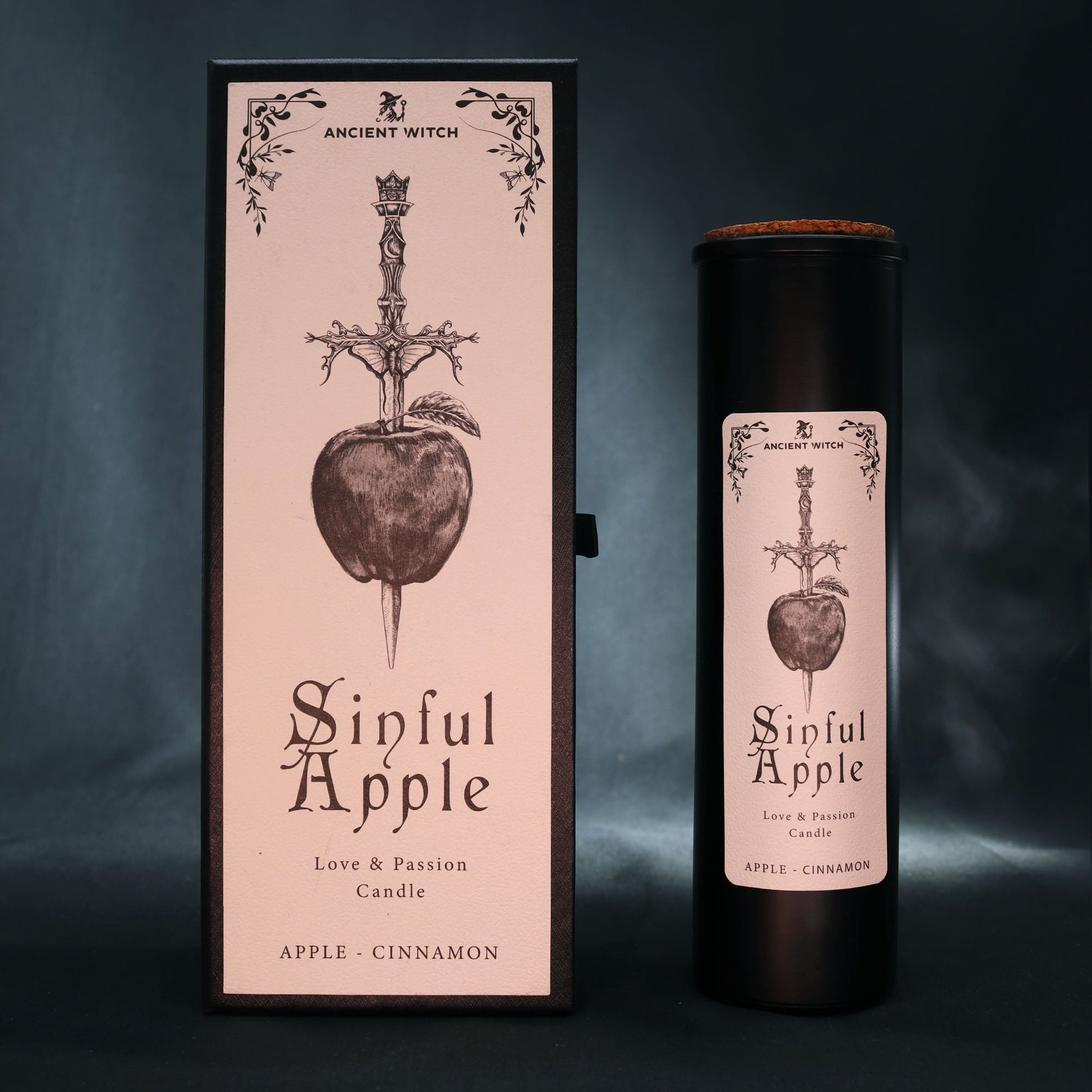 Ancient Witch Ritual Candles - Sinful Apple - Positive Faith Hope Love