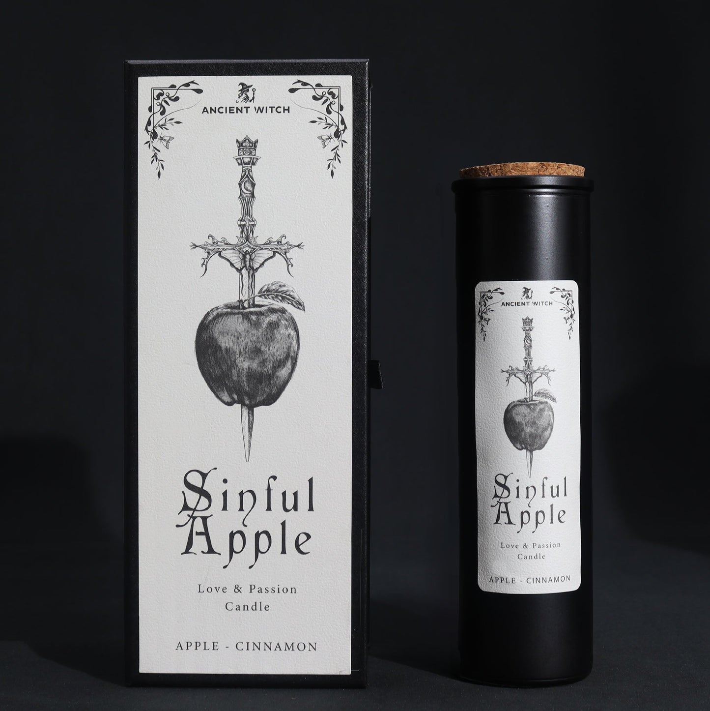 Ancient Witch Ritual Candles - Sinful Apple - Positive Faith Hope Love