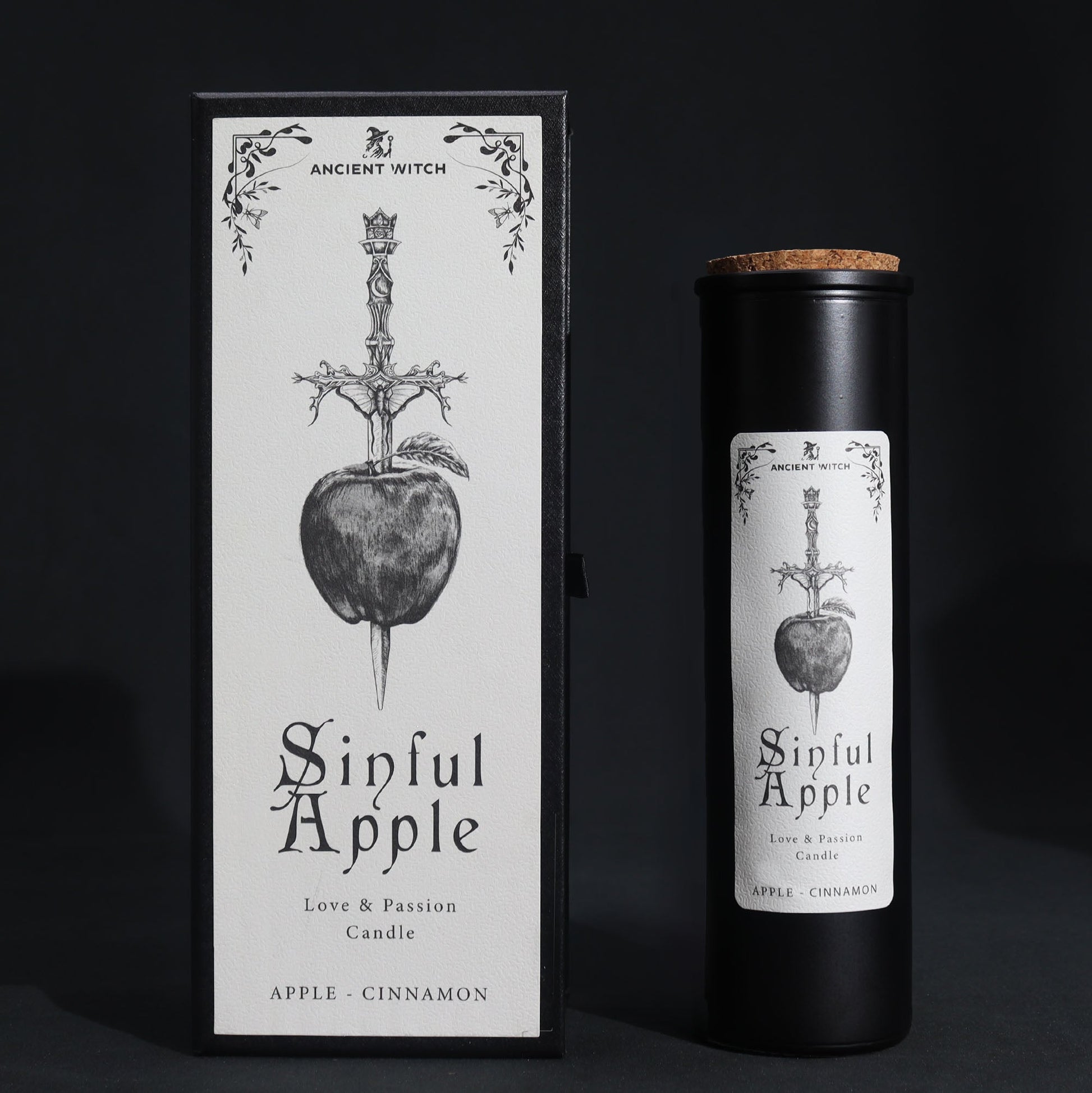 Ancient Witch Ritual Candles - Sinful Apple - Positive Faith Hope Love