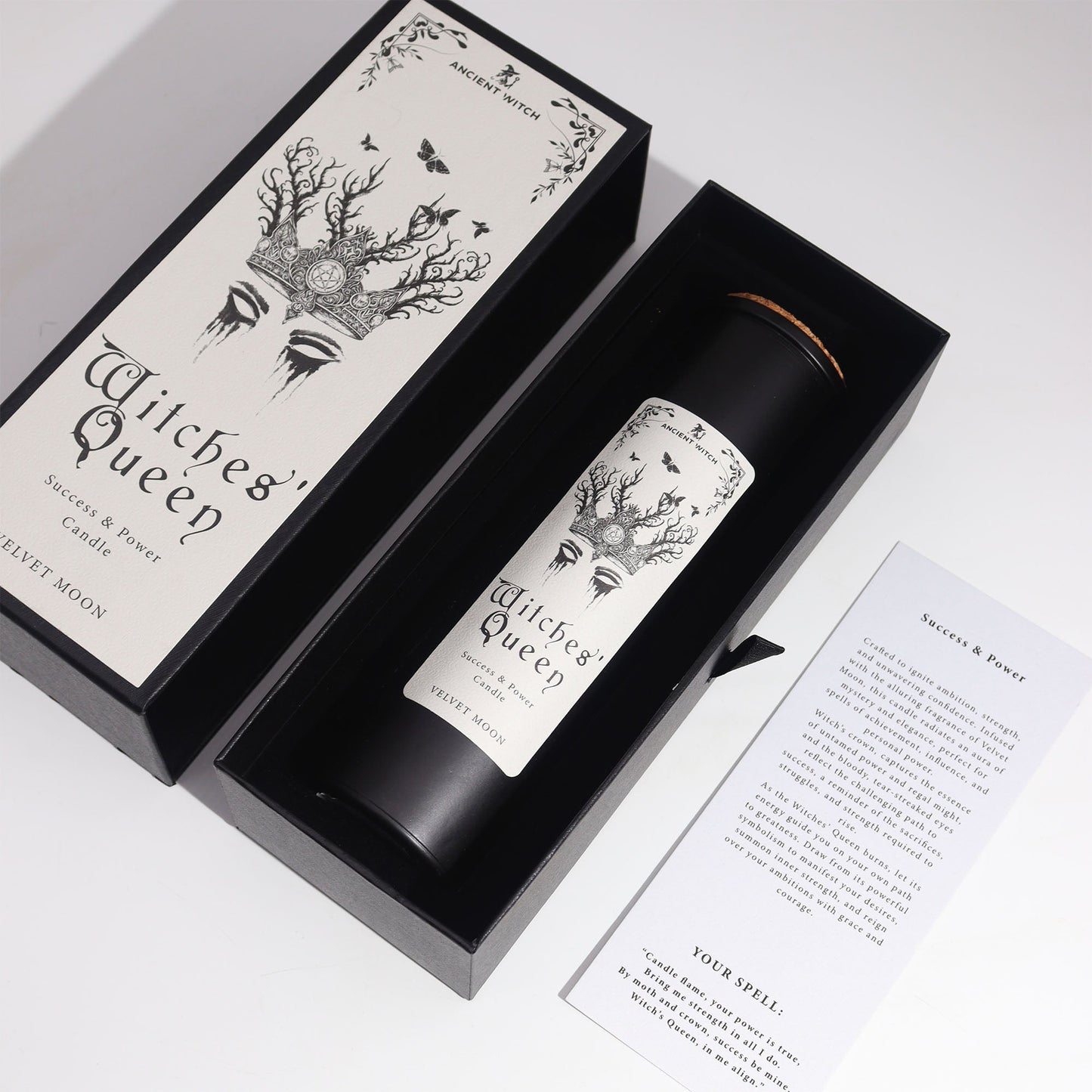 Ancient Witch Ritual Candles - Witches' Queen - Positive Faith Hope Love