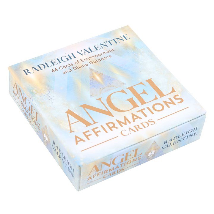 Polished Angel Affirmations Cards featuring natural patterning and unique variations - Positive Faith Hope Love