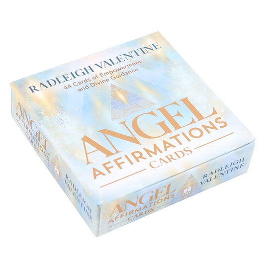 Polished Angel Affirmations Cards featuring natural patterning and unique variations - Positive Faith Hope Love