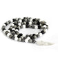 Polished Angel Wing / Grey Agate - Gemstone Necklace featuring banded patterns and glossy finish - Positive Faith Hope Love