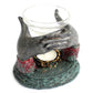 Polished Antique Buddha - Offering Hands Oil Burner featuring natural patterning and unique variations - Positive Faith Hope Love