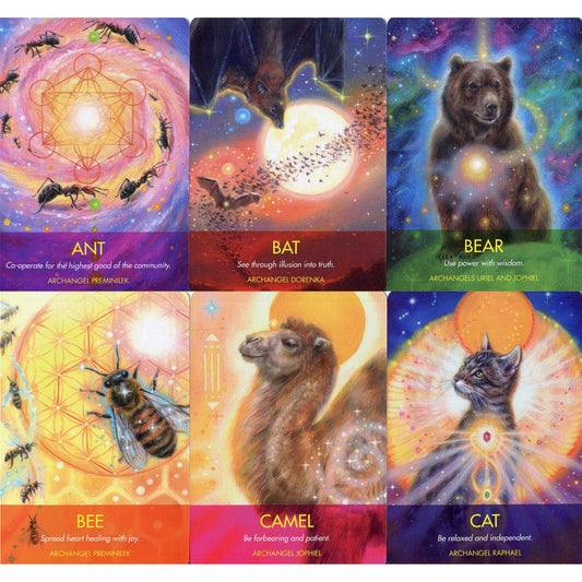 Archangel Animal Oracle Cards - Positive Faith Hope Love