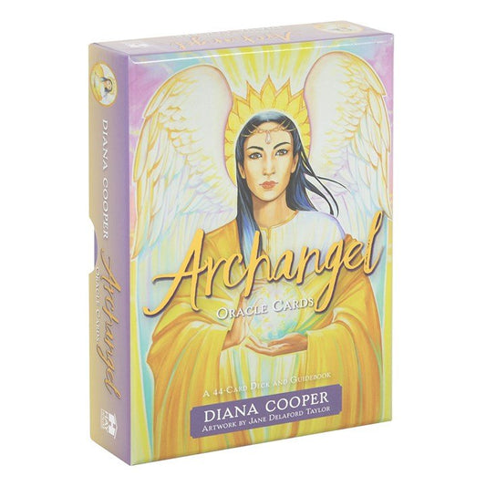Polished Archangel Oracle Cards featuring natural patterning and unique variations - Positive Faith Hope Love