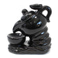 Polished Backflow Incense Burner Tea Pot 1 featuring natural patterning and unique variations - Positive Faith Hope Love