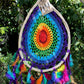 Polished Bali Dream Catchers Large Multi Teardrop featuring natural patterning and unique variations - Positive Faith Hope Love