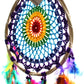 Polished Bali Dream Catchers Large Multi Teardrop featuring natural patterning and unique variations - Positive Faith Hope Love