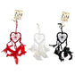 Polished Bali Dreamcatchers Small Heart Blackwhitered featuring natural patterning and unique variations - Positive Faith Hope Love