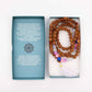 Polished Bali Mala Necklace Beauty Goddess featuring natural patterning and unique variations - Positive Faith Hope Love