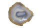 Banded Fortification Agate Slice (190g) - Positive Faith Hope Love