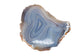 Banded Fortification Agate Slice (270g) - Positive Faith Hope Love