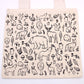 Polished Big Cotton Shopping Bag 38X42Cm Forest Life 10Oz featuring natural patterning and unique variations - Positive Faith Hope Love