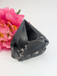 Black Obsidian Natural Point 213g - Positive Faith Hope Love