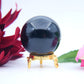 Black Obsidian Sphere — 50 mm • 160 g - Positive Faith Hope Love