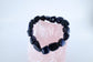 Blue Goldstone Tumblestone Bracelet - Positive Faith Hope Love