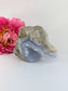 Blue Lace Agate Geode Specimen 330g - Positive Faith Hope Love