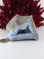 Blue Lace Agate Geode Specimen 344g - Positive Faith Hope Love