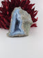 Blue Lace Agate Geode Specimen 344g - Positive Faith Hope Love