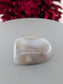 Blue Lace Agate Heart Palm Stone 55mm - Positive Faith Hope Love