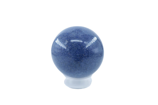 Blue Lazulite Sphere - 505g - Positive Faith Hope Love