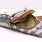 Polished Body Cross Bag Natural Cotton Tan Navy featuring natural patterning and unique variations - Positive Faith Hope Love