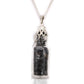 Polished Bottled Gemstones Necklace - Black Onyx featuring natural patterning and unique variations - Positive Faith Hope Love
