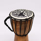 Buddha Wide Top Djembe Drum - 13cm - Positive Faith Hope Love