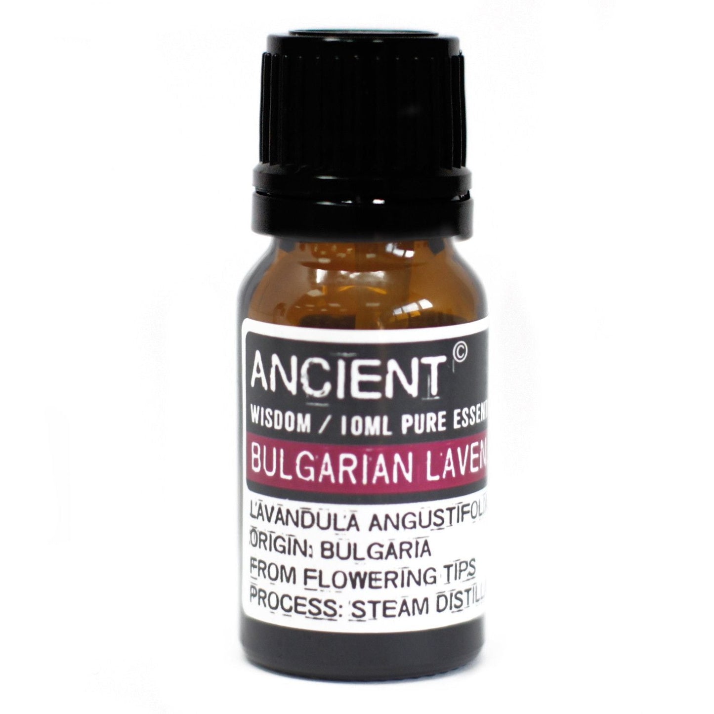 Polished Bulgarian Lavender Essential Oil 10ml featuring natural patterning and unique variations - Positive Faith Hope Love