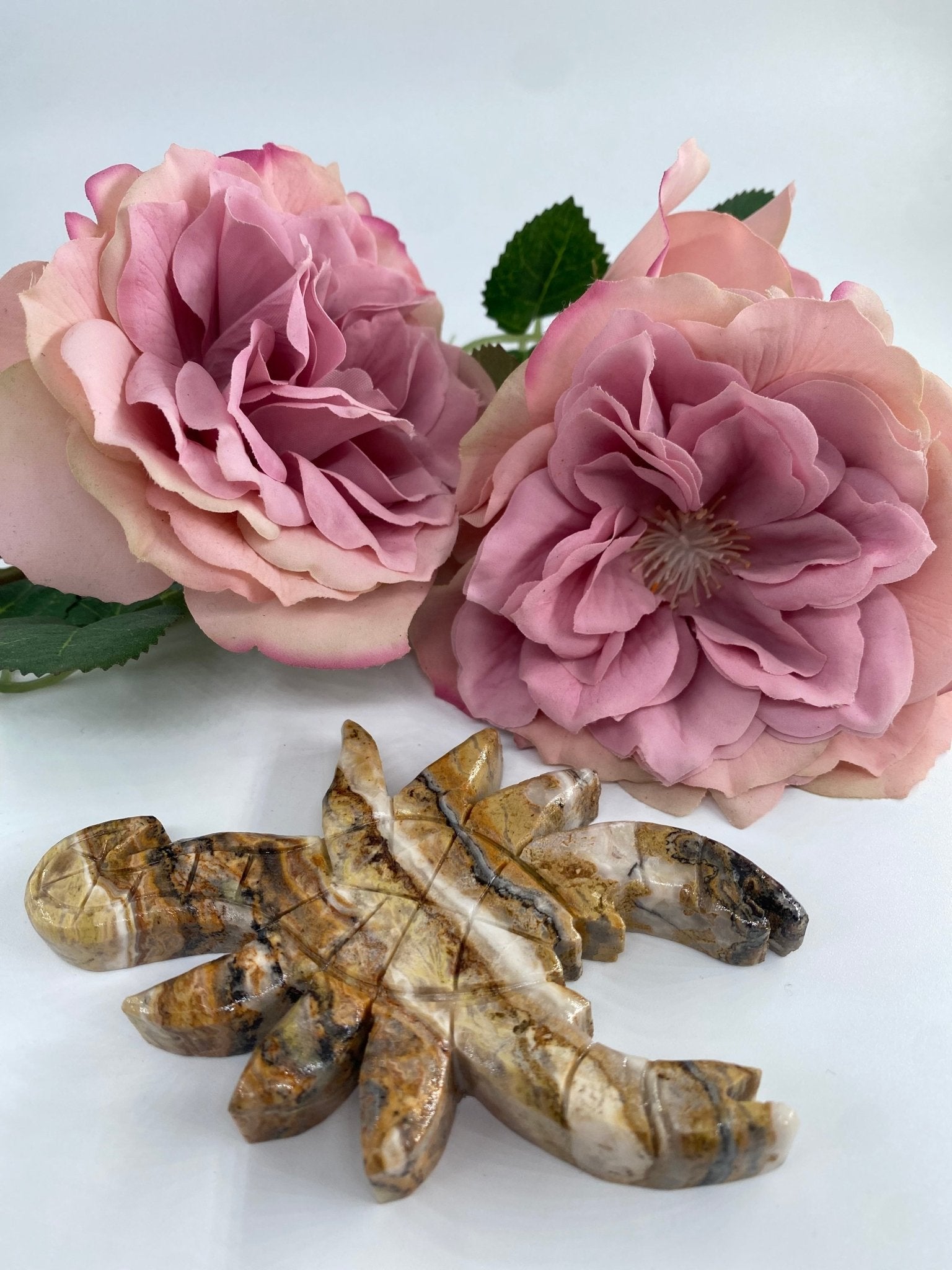 Bumblebee Calcite Scorpion - Positive Faith Hope Love