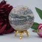 Bumblebee Calcite Sphere — 418 g (70 mm) - Positive Faith Hope Love