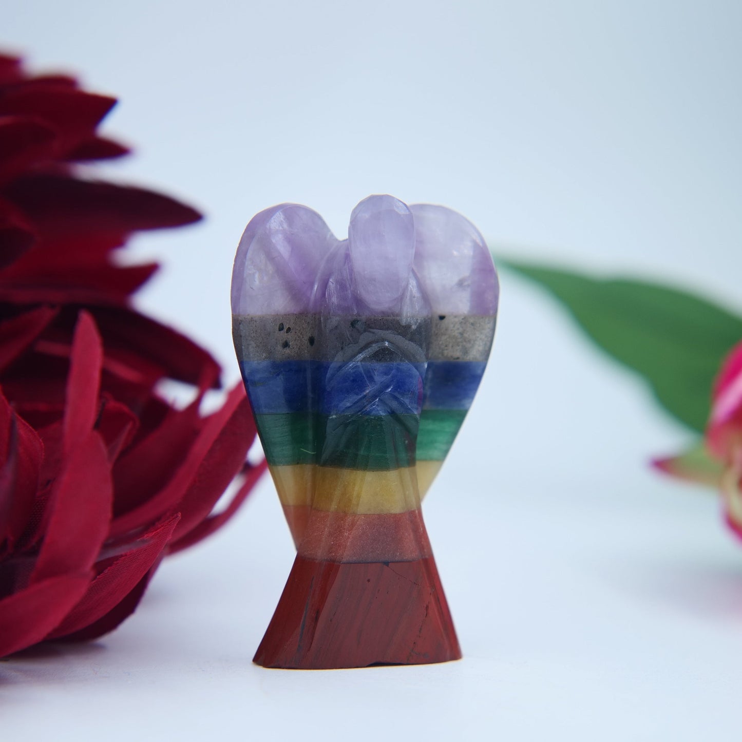 Chakra Crystal Angel 55mm - Positive Faith Hope Love