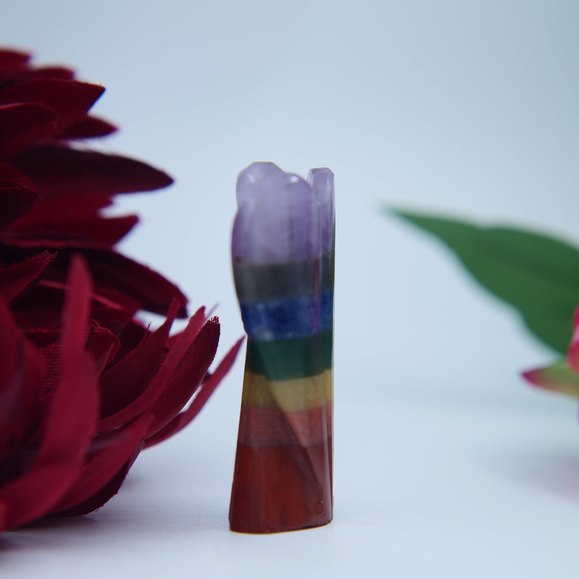 Chakra Crystal Angel 55mm - Positive Faith Hope Love